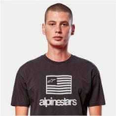 Alpinestars triko FLAG černo-bílé XL