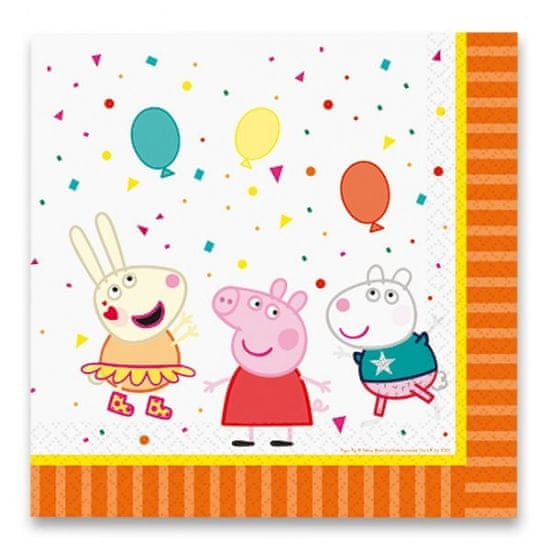 Amscan Peppa Pig ubrousky 16 ks