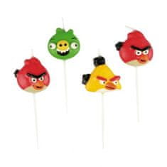 Amscan Dortové svíčky Angry Birds, mix motivů 4 ks