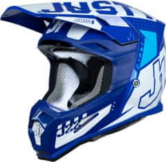 JUST 1 HELMETS Moto přilba JUST1 J22F FALCON bílo/modrá M