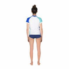 Mares Dámské lycrové triko SEASIDE RASHGUARD SHIELD, krátký rukáv bílá/modrá XL - 44