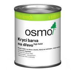 OSMO 2104 Krycí barva na dřevo - bílá na okna, s vysokým podílem pevných částic - vysoce trvanlivá - 0.125 l