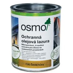 OSMO 726 Ochranná olejová lazura Šedá kůra 0,75 l - 726 Šedá kůra