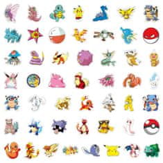 Northix Pokémon Stickers - Anime Stickers - 50 ks 