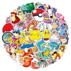 Northix Pokémon Stickers - Anime Stickers - 50 ks 