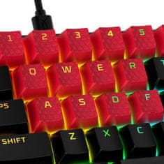 HyperX Rubber Keycaps - Red