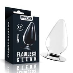 Love toys LoveToy Flawless Clear 4,5" anální zástrčka PLUG