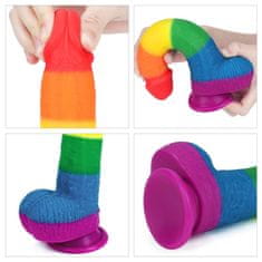 Love toys Lovetoy PRIDER duhové dildo s přísavkou LGBT