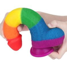 Love toys Lovetoy PRIDER duhové dildo s přísavkou LGBT