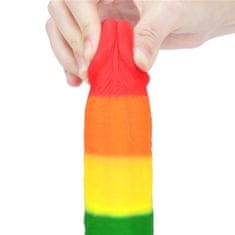 Lovetoy PRIDER duhové dildo s přísavkou LGBT