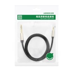 Ugreen AV127 audio kabel 3.5mm mini jack - 6.35mm jack, TRS - 5m - Šedá KP26280