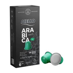 Aiello kapsle 100% Arabica 10 ks, kompatibilní s Nespresso