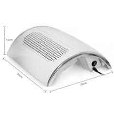 Nailee Odsávačka prachu Elegant 3 ventilátory bílá