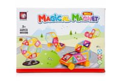 KIK Magnetické bloky MAGICAL MAGNET MINI 68PCS 3+