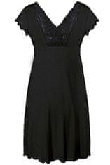 Nipplex Noční košile Estera black, černá, XL