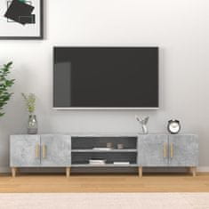 Vidaxl TV skříňka betonově šedá 180 x 31,5 x 40 cm kompozitní dřevo