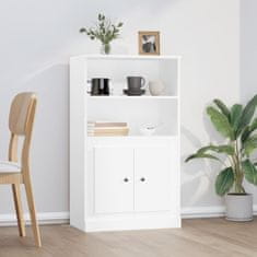 Greatstore Skříň highboard bílá 60 x 35,5 x 103,5 kompozitní dřevo