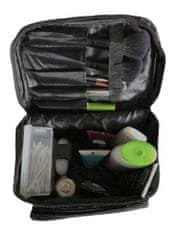 INNA Toaletní taška Make Up Bag Make Up Bag Toaletní taška Cestovní taška Travelcosmetic s rukojetí Kosmetické pouzdro v černé barvě