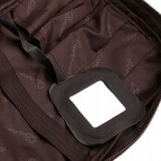 INNA Toaletní taška Make Up Bag Make Up Bag Toaletní taška Cestovní taška Travelcosmetic s rukojetí Kosmetické pouzdro v hnědá barvě