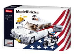 Sluban ModelBricks M38-B1099 Americký vůz pro lupiče M38-B1099