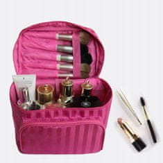 INNA Toaletní taška Make Up Bag Make Up Bag Toaletní taška Cestovní taška Travelcosmetic s rukojetí Kosmetické pouzdro v růžová