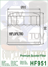 Hiflofiltro Olejový filtr HF951