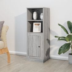 Greatstore Skříň highboard šedá sonoma 36 x 35,5 x 103,5 kompozitní dřevo