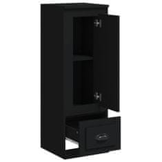 Greatstore Skříň highboard černá 36 x 35,5 x 103,5 kompozitní dřevo