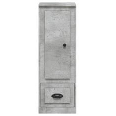 Greatstore Skříň highboard betonově šedá 36x35,5x103,5 kompozitní dřevo