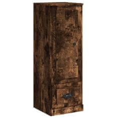 Greatstore Skříň highboard kouřový dub 36 x 35,5 x 103,5 kompozitní dřevo