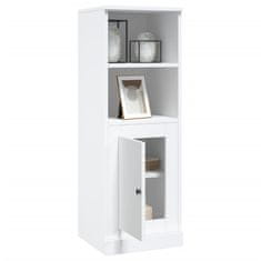 Greatstore Skříň highboard bílá 36 x 35,5 x 103,5 kompozitní dřevo