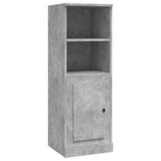 Greatstore Skříň highboard betonově šedá 36x35,5x103,5 kompozitní dřevo