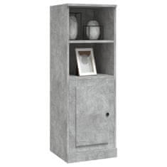 Greatstore Skříň highboard betonově šedá 36x35,5x103,5 kompozitní dřevo