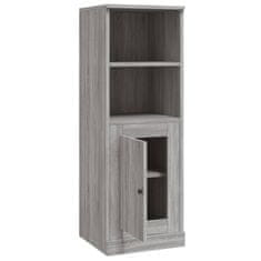 Greatstore Skříň highboard šedá sonoma 36 x 35,5 x 103,5 kompozitní dřevo