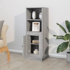 Greatstore Skříň highboard šedá sonoma 36 x 35,5 x 103,5 kompozitní dřevo