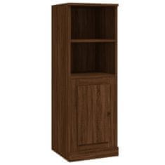 Greatstore Skříň highboard hnědý dub 36 x 35,5 x 103,5 kompozitní dřevo