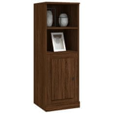 Greatstore Skříň highboard hnědý dub 36 x 35,5 x 103,5 kompozitní dřevo