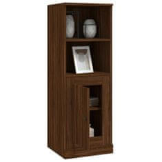 Greatstore Skříň highboard hnědý dub 36 x 35,5 x 103,5 kompozitní dřevo