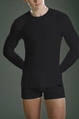 Cornette Pánské tričko 214 Authentic black + Ponožky Gatta Calzino Strech, černá, L