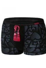 Cornette Pánské boxerky + Ponožky Gatta Calzino Strech, černá, L