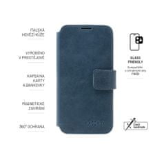 FIXED Kožené pouzdro typu kniha ProFit pro Samsung Galaxy A34 5G, modré
