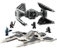 LEGO Star Wars 75348 Mandalorianská stíhačka třídy Fang proti TIE Interceptoru