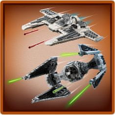 LEGO Star Wars 75348 Mandalorianská stíhačka třídy Fang proti TIE Interceptoru