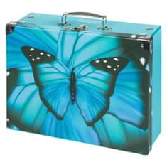 BAAGL BAAGL Skládací školní kufřík Butterfly s kováním