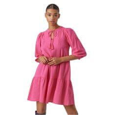 Vero Moda Dámské šaty VMPRETTY Regular Fit 10279712 Pink Yarrow (Velikost XS)