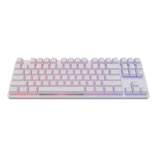 Dark Project Klávesnice One KD87A White, G3MS Sapphire Switch. RGB, ENG/UA