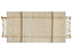 Beliani Jutový koberec 80 x 150 cm béžový YELMEZ