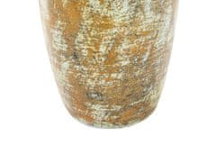 Beliani Terakotová dekorativní váza 53 cm vícebarevná MESINI
