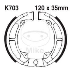 EBC Sada brzdových čelistí EBC K703G drážkovaný včetně pružin K703G