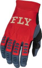 Fly Racing rukavice EVOLUTION DST, FLY RACING - USA 2022 (červená/šedá , vel. 3XL) (Velikost: S) 375-115